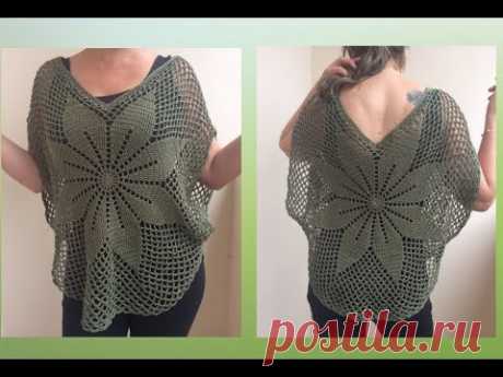 Blusa Poncho - YouTube