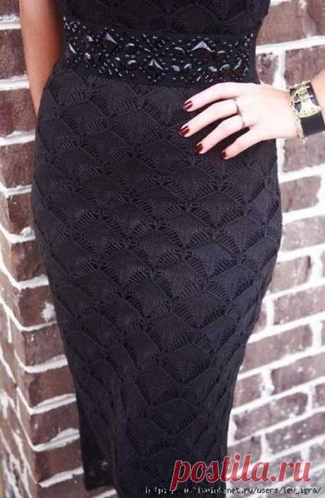 Маленькое черное платье - Вязание - Страна Мам