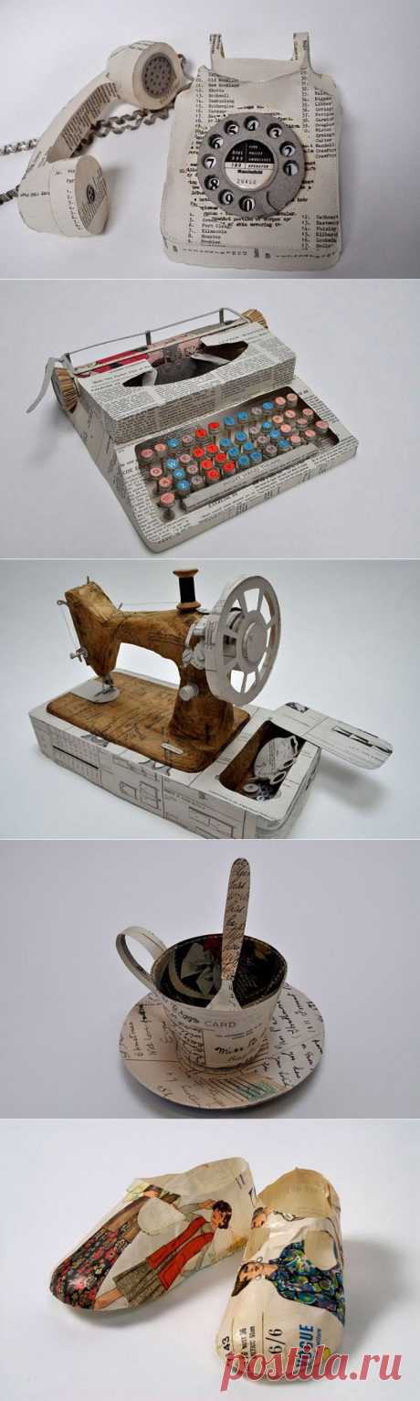 (+1) - Удивительные изделия из бумаги Дженнифер Кольер | Искусство