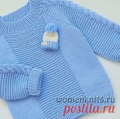 Пуловер с косами спицами
Описание: https://womanknits.ru/vyazanie-dlya-detej/pulovery-svitera-topy/pulover-s-kosami-spicami