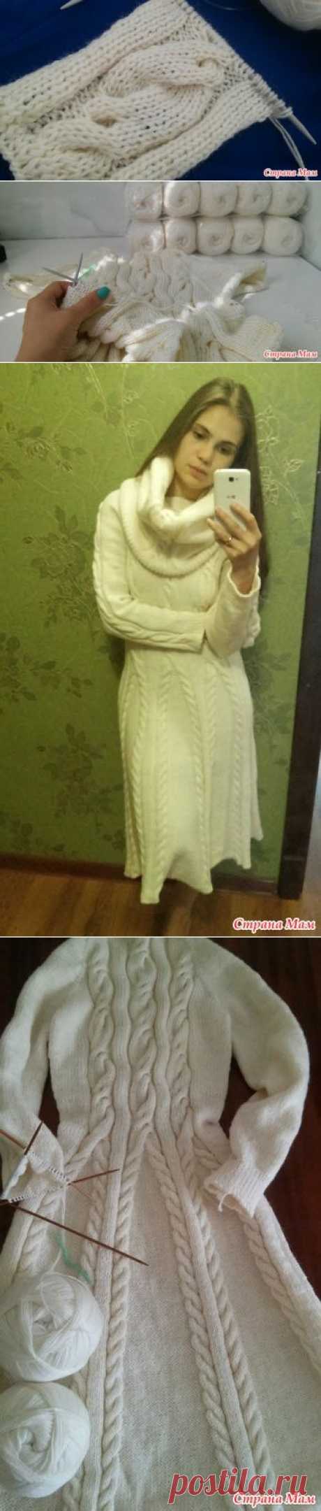 Белое платье и снуд - Вязание - Страна Мам