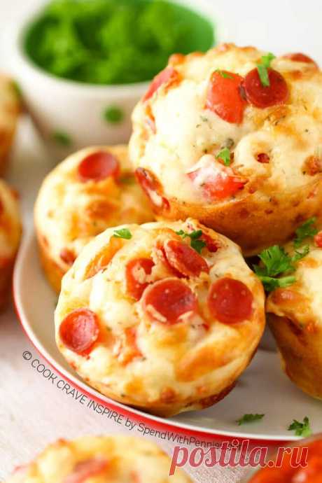 Easy Cheesy Pepperoni Pizza Puffs - Spend With Pennies