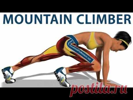 Cardio exercises: Mountain Climber - YouTube