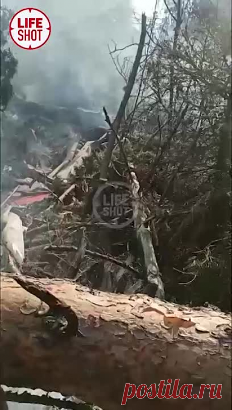 Ил-112В рухнул в лесу на расстоянии двух километров от ВПП аэродрома Кубинка. Он полностью сгорел.