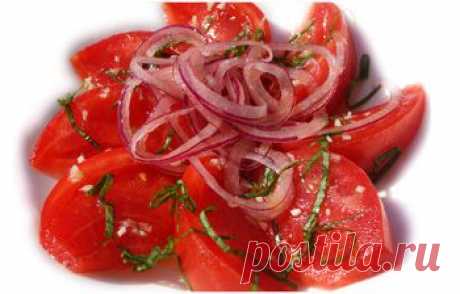 Как приготовить салат из помидоров кусочками с луком на зиму - Овощи на зиму . 1001 ЕДА вкусные рецепты с фото!