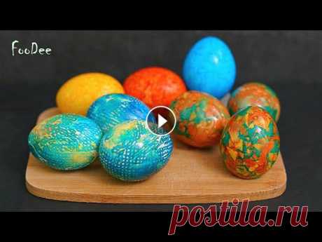 3 способа, как красиво покрасить пасхальные яйца на Пасху 2021! Крашенки / мраморные яйца

узор жучки спицами схема