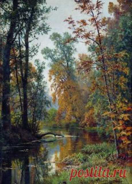 Autumn landscape - Ivan Shishkin