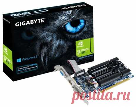 GECID.com: Низкопрофильная видеокарта GIGABYTE GV-N610-2GI