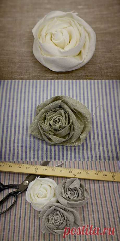 DIY Fabric Rosettes | Fabrics-Store.com - The Thread