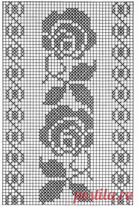​Филейные схемы Филейные схемыФилейные схемы очень многогранны.Они могут быть использованы как для вышивки крестом, так и для жаккарда.И это помимо филейной вязки.