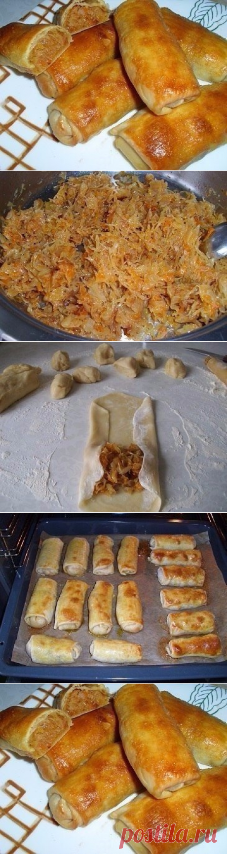 Как приготовить молдавские пирожки с капустой - рецепт, ингридиенты и фотографии