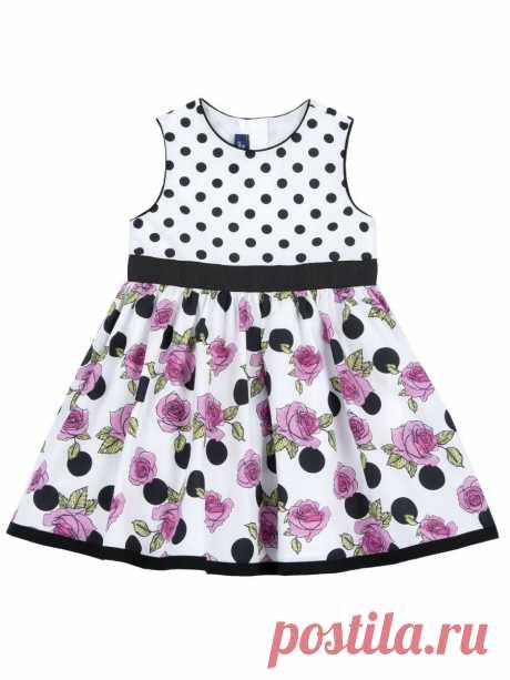 Платье для девочки без рукавов поплин CHICCO 152722179 купить за 4 714 ₽ в интернет-магазине Wildberries
