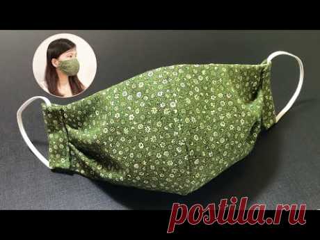 New design - breathable! How to make an easy pattern & sewing tutorial | DIY fabric mask at home