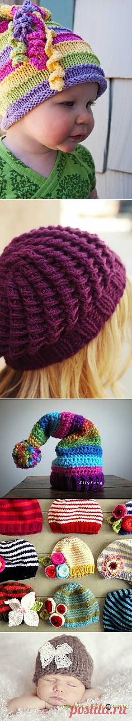 Childrens Knit Hat  Ruby by BarbarasBeanies on Etsy | Вязание