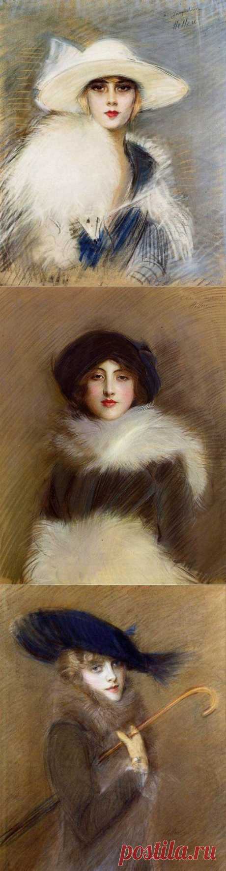 Прекрасные дамы.Paul Cesar Helleu