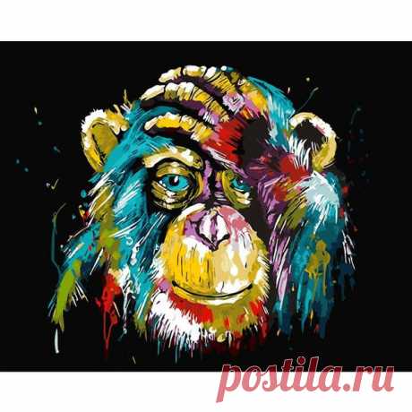 2019 BAISITE Framed Picture DIY Oil Painting By Numbers Painting&Calligraphy Of Lovely Animals Modern Picture Home Decor E862 40x50cm From Partter, $36.87 | DHgate.Com