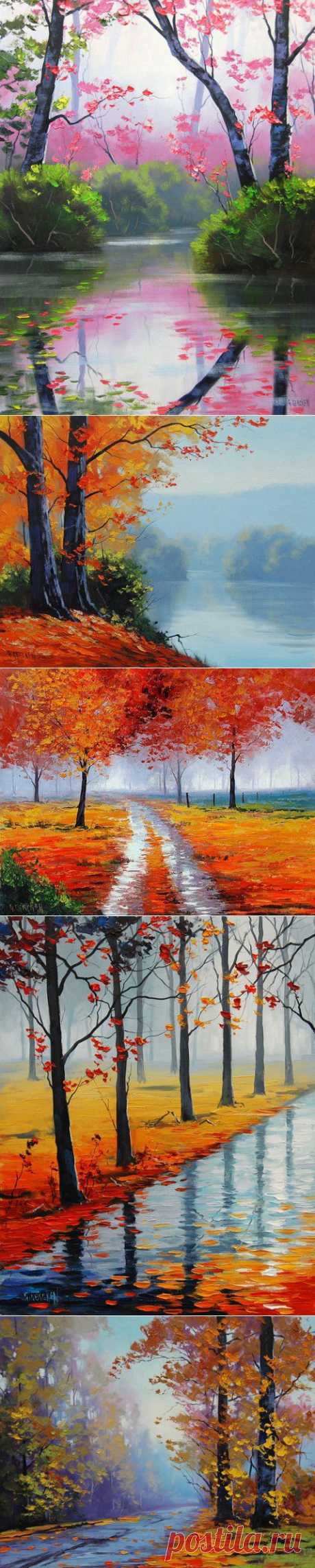 Красочная осень на картинах Graham Gercken | 5минутка