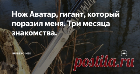 Нож Аватар, гигант, который поразил меня. Три месяца знакомства. А что это? Нож? Ух ты какой!!! А почему такой большой? А зачем такой? А он острый? А дай посмотреть? Прикольный!!! А дорогой?
Это практически идентичный набор фраз и вопросов, которые возникают у людей, когда они видят это творение ножевого искусства. Восторг, страх, изумление, любопытство - что угодно, кроме одного - безразличия. Равнодушных, глядя на нашего героя, не нашлось.
Очередная новинка