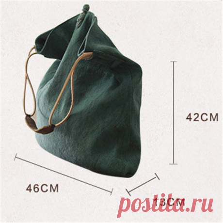 Women's Vintage Casual Linen CanvasShoulder Bag – WrerpShop