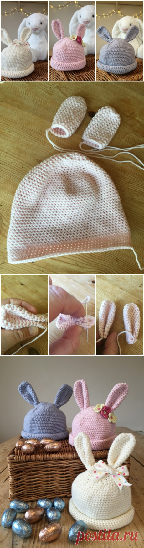 Crochet Club: Bunny hats for babies! • LoveCrochet Blog
