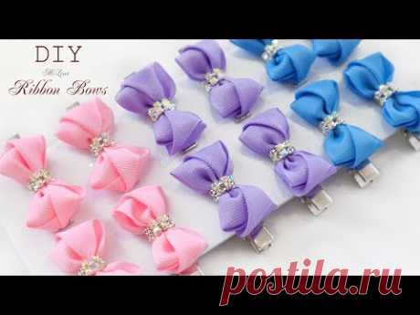 БАНТИКИ ИЗ РЕПСА, МК / DIY GROSGRAIN BOWS