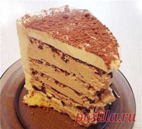 Торт без выпечки «Кофе с шоколадом» - Простые рецепты Овкусе.ру