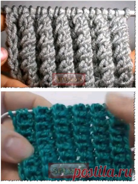 Техника вязания. Подборка. Резинки (1) | Домохозяйки