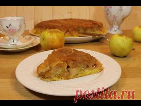 Янтарный яблочный пирог/торт Татьяны Толстой