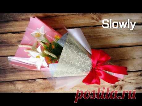 ABC TV | How To Make Flower Bouquet Easter Lily (Slowly) - Craft Tutorial
