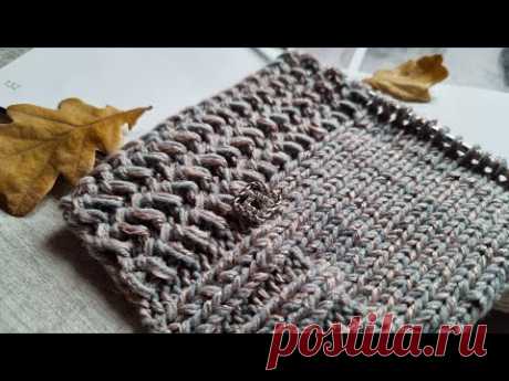 Вяжется за пару минут🧶❤️красиво оформите ваше изделие🧶❤️knitting pattern.