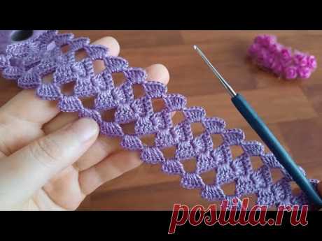 WOW WONDERFUL BEAUTIFUL CROCHET😍knitting pattern, crochet step-by-step explanation for beginners