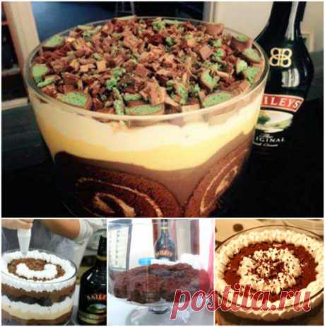 Debs Baileys & Chocolate Trifle No Bake Recipe | The WHOot