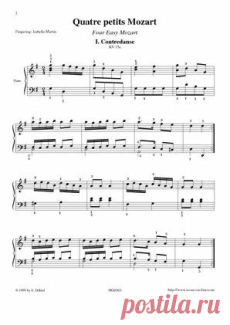 Фортепиано - Бесплатные ноты загрузки музыки