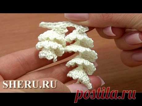 Crochet Spiral Edging Pattern Урок 2 Вязание обвязок крючком