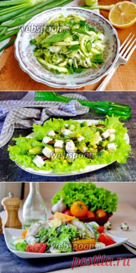 Рецепты зеленых салатов с фото | Приготовление вкусных салатов из зелени на Webspoon.ru