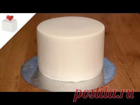 Tarta de fondant - Técnica de Bordes Perfectos | Azúcar con Amor