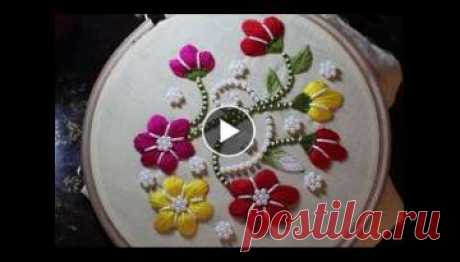 Hand Embroidery: Blanket Stitch &amp; Button Hole Stitch