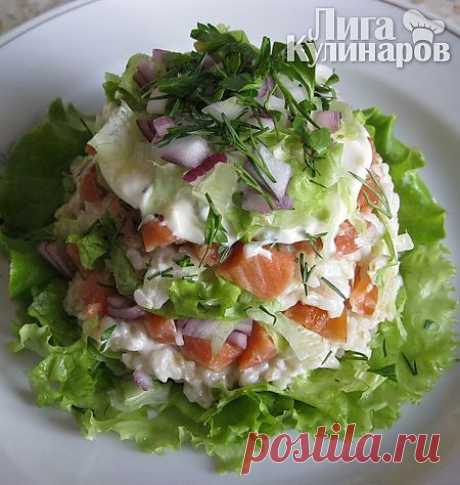 Салат для двоих Лентяи — рецепт пошаговый от Лиги Кулинаров
