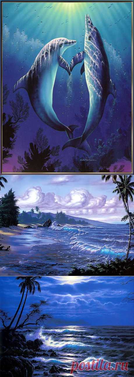 Маринист с Гавайских островов Кристиан Риес Лассен (Christian Riese Lassen) (396 работ) » Картины, художники, фотографы на Nevsepic