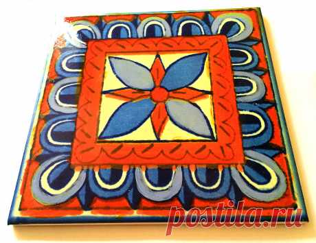 плитка керамическая декоративная, плитка мексиканская, плитка талаве | плитка марокканская | Постила