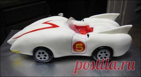 How to make a Mach 5 from Speed Racer Cake