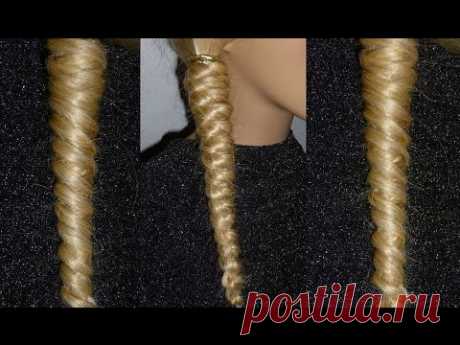 Причёска с плетением "Оригинальная Коса" для средних и длинных волос