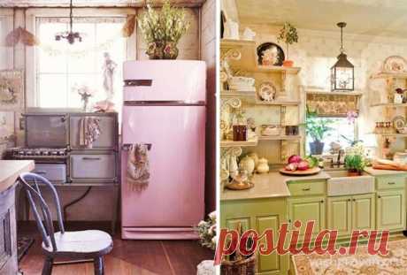 Подборка "Маленькая кухня в стиле прованс — французский шик на 40 фото"