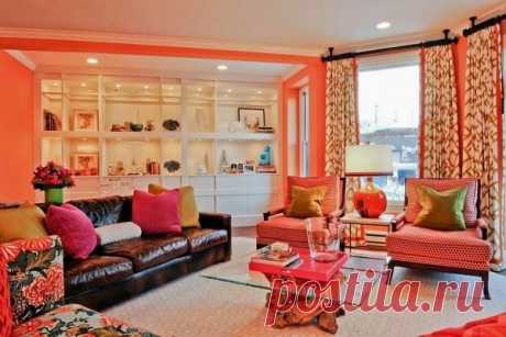 50 оттенков персикового в фото примерах интерьеров — Мой дом