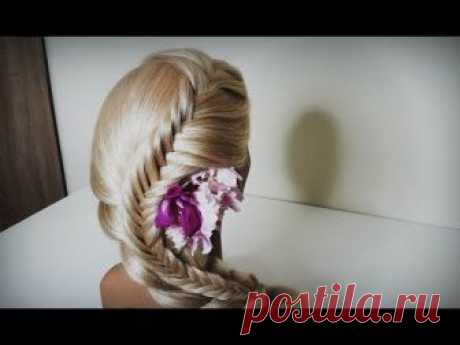 Мастер-класс«Техника плетения кос»Красивые косы.Course on hairstyles.Beautiful hairstyles.