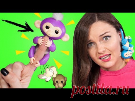 ОНА ЖИВАЯ! Что умеет обезьянка FINGERLINGS? Обзор и распаковка необычной игрушки