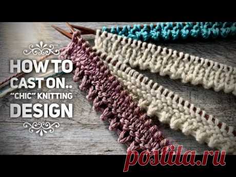 ПРОСТОЙ ШИКАРНЫЙ НАБОР ПЕТЕЛЬ ЗУБЧИКАМИ 💃🏼💃🏼💃🏼 / HOW TO CAST ON: «CHIC» KNITTING PATTERN - YouTube