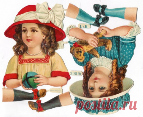 Старинные бумажные куклы XIX — начала XX веков: история, сменные наряды на все случаи жизни.
