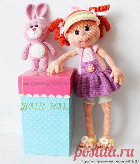 Кукла Молли от Tiny Mini Design.