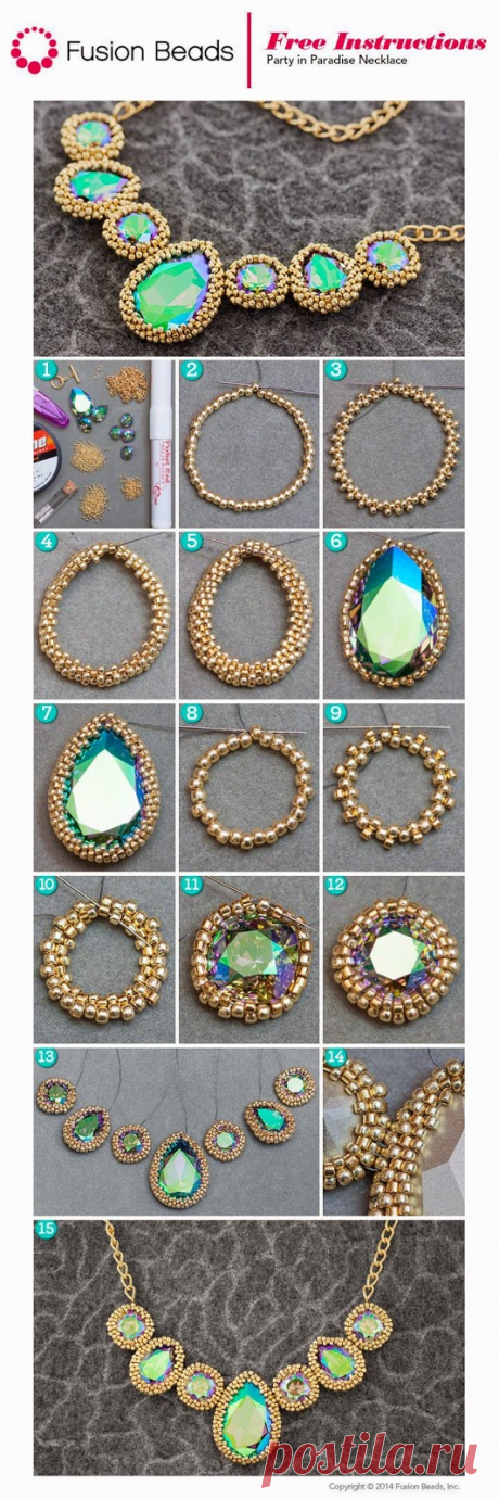 Массивное ожерелье своими руками: как сделать модный аксессуар самой - Ladiesvenue.ru